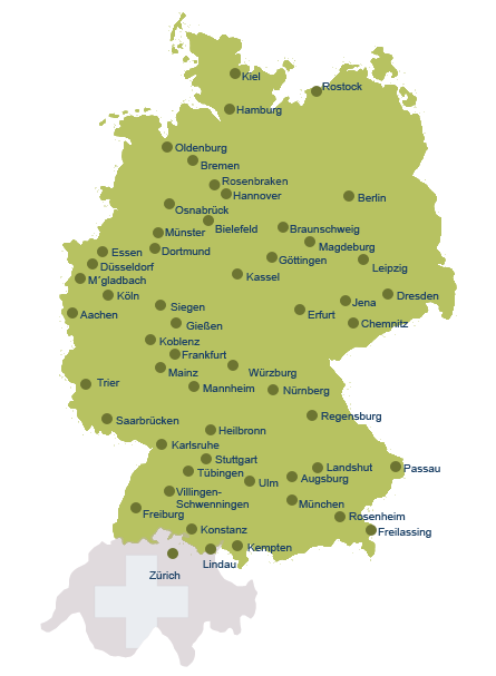 Heilpraktikerschulen in Deutschland und Naturarztschulen in der Schweiz